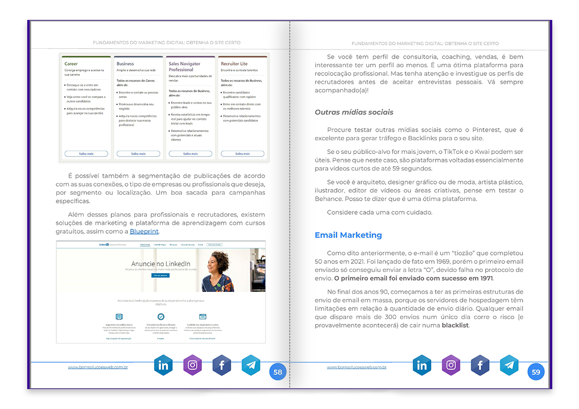 Exemplo de conteúdo do ebook Fundamentos do Marketing Digital